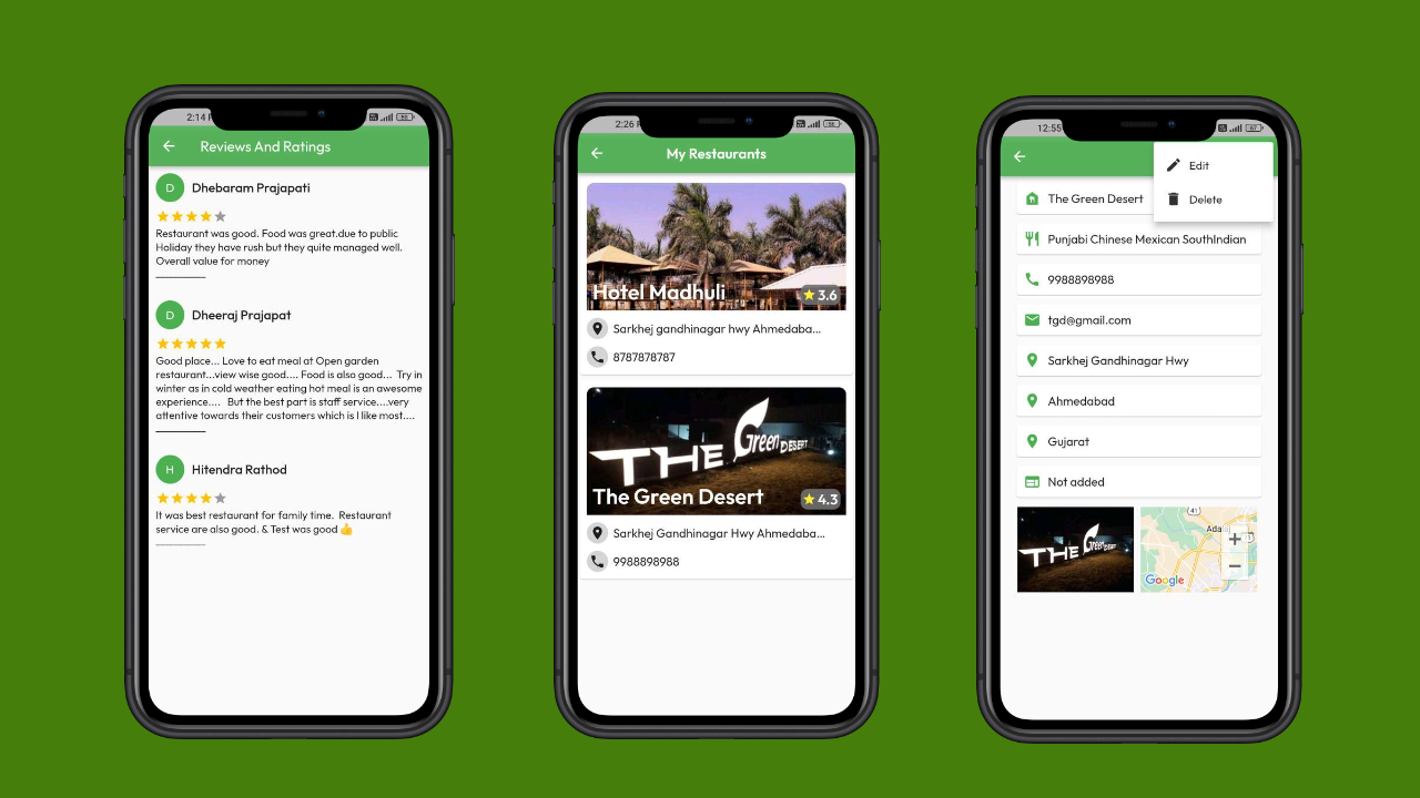 Multi Restaurant Mobile APP